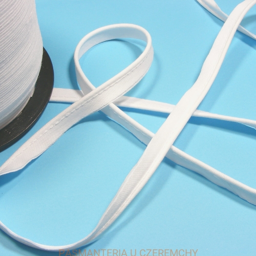  wypustka bawełniana 11 mm biała