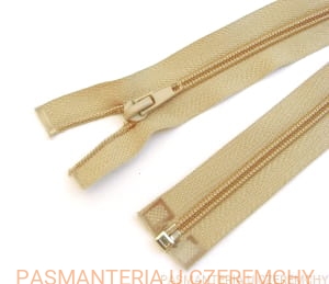zamek 85 cm beżowy rozdzielczy plastikowy spirala rozm. 5