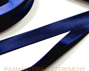 lamówka atłasowa 15 mm ciemnogranatowa /granatowa/