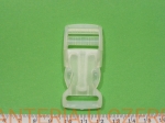 klamra plastikowa "trójząb" 20 mm  półprzejrzysta