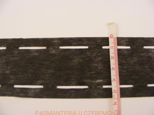  sztywnik do pasków 35 mm pojedynczy czarny 