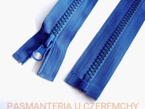 zamek 35 cm chabrowy rozdzielczy kostka 5 /granatowy, niebieski/