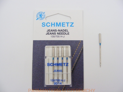  igła SCHMETZ do jeansu rozm.90 130/705 H-J VDS