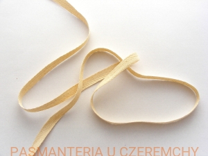 taśma 10 mm ecru tkana /jodełka/ 