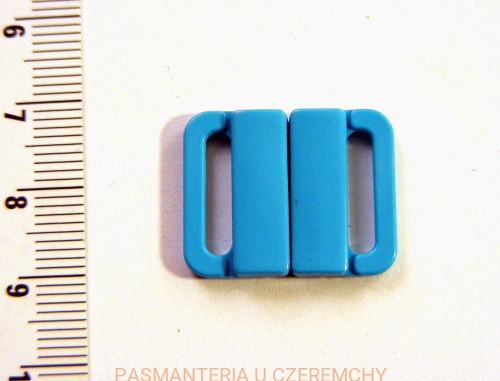 zapięcie do stroju kąpielowego - 13 mm, kolor niebieski 