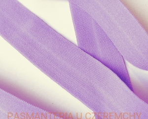 guma łamana 21 mm matowa fioletowa /lamówka elastyczna, lamówka gumowa/ 