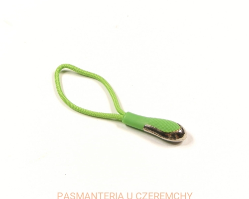przywieszka do zamka błyskawicznego - zielona