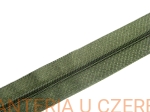taśma zamkowa ciemna zieleń khaki 3 mm spirala 3 mm /suwakowa, khaki, zielona/