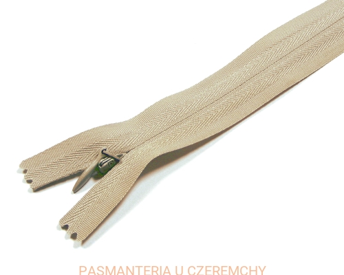 zamek szarobeżowy 50 cm kryty wzmocniony ALPHA /szary/