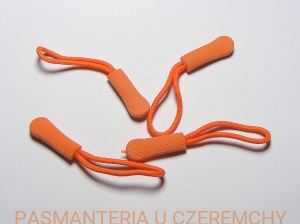 przywieszka do zamka błyskawicznego - pomarańczowa