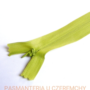 zamek 50 cm limonkowy nierozdzielczy kryty /zielony/