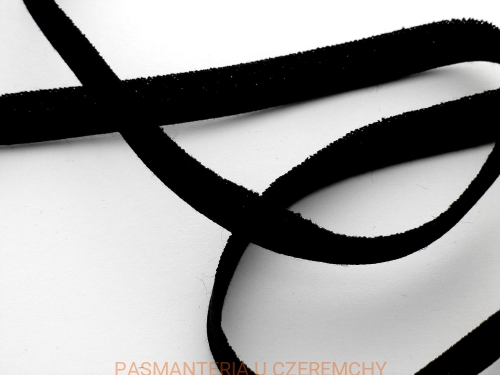 wypustka bawełniana 11 mm czarna 