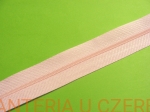 taśma zamkowa różowa spirala rozm. 3 /suwakowa/ 