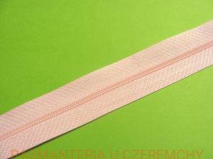 taśma zamkowa różowa spirala rozm. 3 /suwakowa/ 