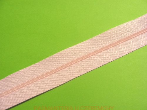 Taśma zamkowa /suwakowa/ spirala 3 mm różowa