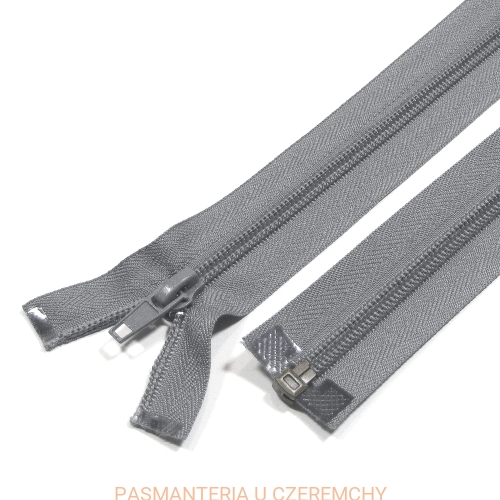 zamek 100 cm szary rozdzielczy plastikowy, spirala 5