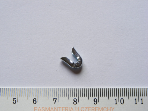 końcówki do fiszbinów metalowych spiralnych 7 mm