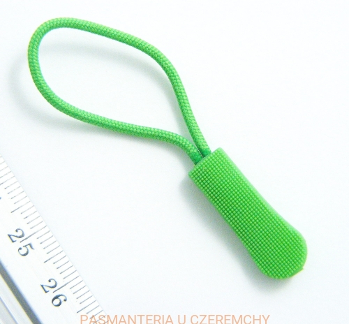 przywieszka do zamka błyskawicznego - zielona 
