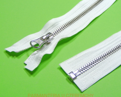 zamek 55 cm biały rozdzielczy metalowy VT10 nikiel