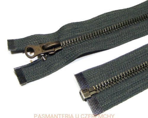 zamek 65 cm ciemnoszary rozdzielczy metalowy VT10 mosiądz oksydowany