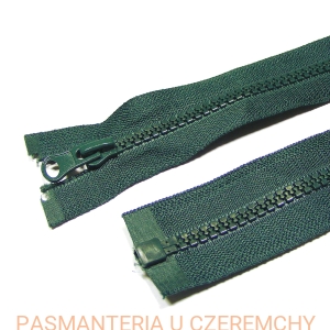 zamek 60 cm ciemnozielony rozdzielczy kostka rozm.5 /zielony/