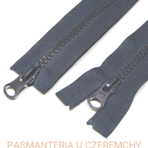 zamek 90 cm granatowy rozdzielczy dwusuwakowy typu kostka rozm.5 