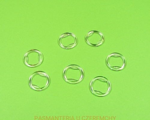 kółko bieliźniarskie plastikowe 11 mm bezbarwne
