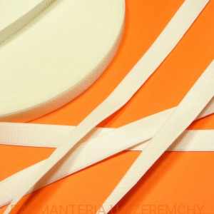 guma ramiączkowa 16 mm ecru 