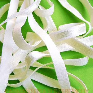 guma ramiączkowa 12 mm ecru 