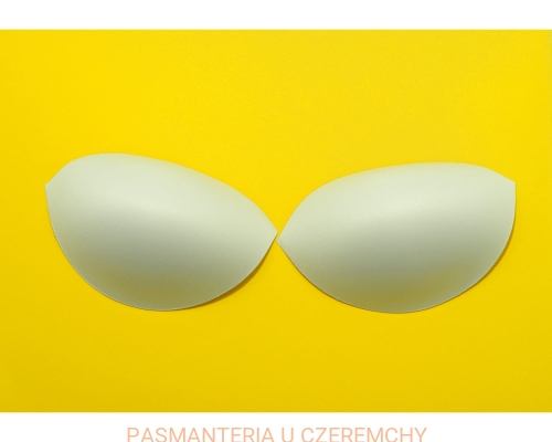 wkład biustonoszowy piankowy mod.10 - miseczki do wszywania białe