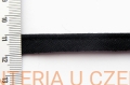 wypustka bawełniana 11 mm czarna
