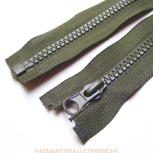  zamek rozdzielczy kostka rozm.5 35 cm khaki /zgniła zieleń/