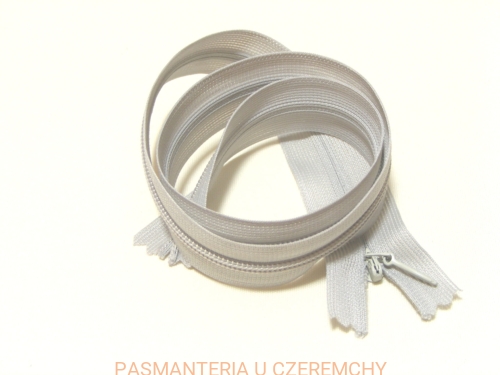  zamek kryty 45 cm jasnopopielaty