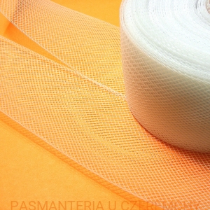 taśma krynolinowa bezbarwna sztywna 50 mm /krynolina transparentna/ 