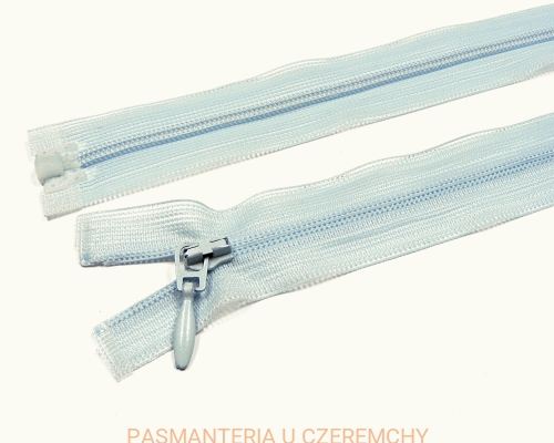 zamek 30 cm jasnoniebieski rozdzielczy kryty