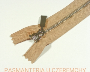 zamek 18 cm beżowy ALPHA nierozdzielczy VT10 nikiel