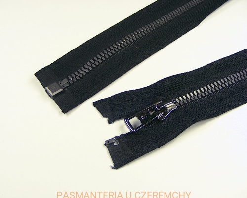 zamek 80 cm czarny rozdzielczy kostka corn K11 czarny nikiel
