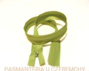 zamek 50 cm nierozdzielczy kryty zgaszona zieleń /zielony/