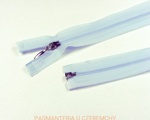 zamek 45 cm jasnoniebieski rozdzielczy kryty