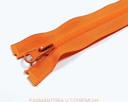 zamek 75 cm pomarańczowy rozdzielczy kostka rozm.5