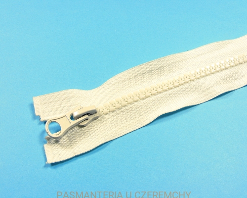 zamek 70 cm ecru rozdzielczy kostka rozm.5