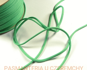 sznurek odzieżowy poliestrowy 4 mm - zielony 
