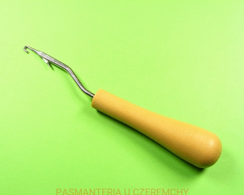 przyrząd do przeciągania nitek i łapania oczek