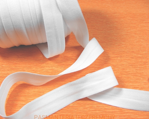 guma łamana 20 mm matowa biała SE