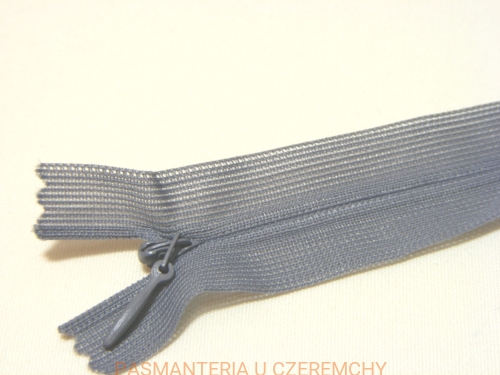 zamek kryty 40 cm szary