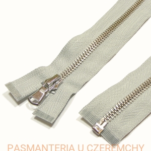 zamek 80 cm jasnoszary rozdzielczy metalowy VT10, nikiel /szary/