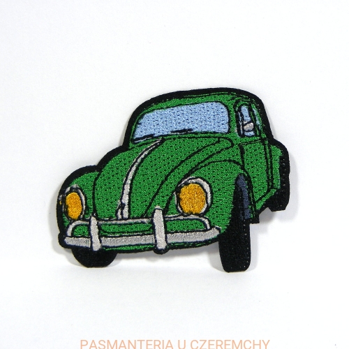 aplikacja do naprasowywania - VW "garbus" zielony /termoaplikacja, naprasowanka/