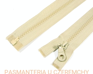 zamek 50 cm beżowy rozdzielczy kostka rozm.5 