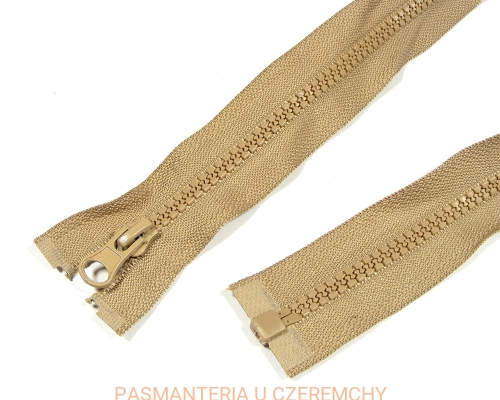 zamek 55 cm beżowy rozdzielczy kostka rozm.5