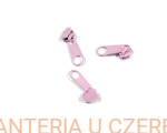 suwak zamkowy 3 mm różowy